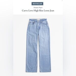 ambercrombie and fitch high rise The 90’s Relaxed size 27 4 short